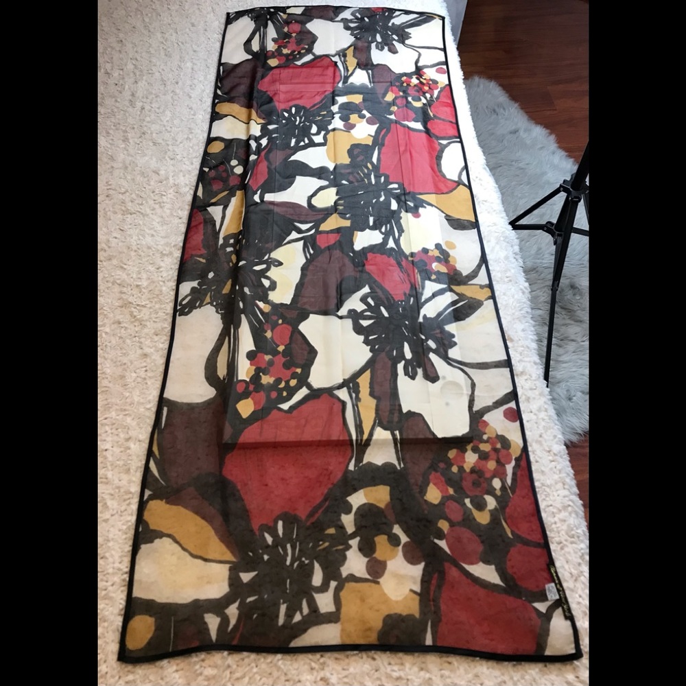 Bernie of New York Silk Scarf 57” X 21” Rectangular